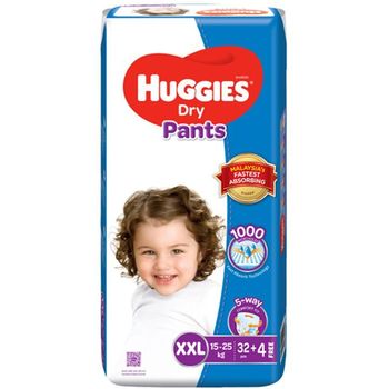 Huggies Dry Pants Baby Diaper XXL 32pcs