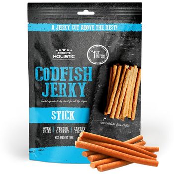 Absolute Holistic Codfish Jerky Stick Dog Treats 100g