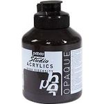 Pebeo Studio Acrylics 500-milliliter Acrylic Paint Mars Black