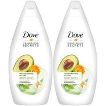 Dove Nourishing Secrets Invigorating Ritual Body Wash Avocado Oil Calendula Extract 16.9oz 500ml Pack Of 2