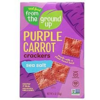 From The Ground Up Purple Carrot Sea Salt Crackers 115g
