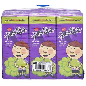 Yeos Justea Packet Drink White Grape Green Tea
