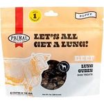 Primal Dog Dehydrated Treats Let's All Get A Lung Beef Lung Cubes 28g