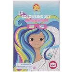Tiger Tribe 3d Colouring Set Rainbow Dreams