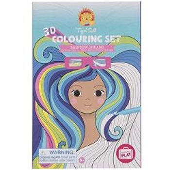 Tiger Tribe 3d Colouring Set Rainbow Dreams