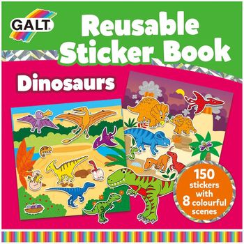 Galt Toys Reusable Sticker Book Dinosaurs
