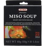 Mitoku Instant Red Miso Soup With Wakame Seaweed 40g