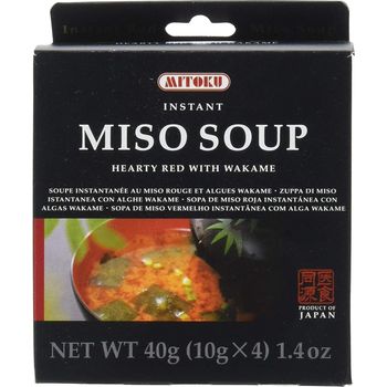 Mitoku Instant Red Miso Soup With Wakame Seaweed 40g