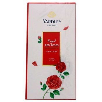 Yardley Soap Red Rose 3 x 100g