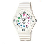 Casio Lrw200h-7b Women's Dive Surf Series Sports White Dial White Strap Date Watch