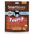 SmartBones Smart Twist Sticks Peanut Butter 50pc