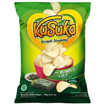 Kusuka Cassava Chips Seaweed 180g