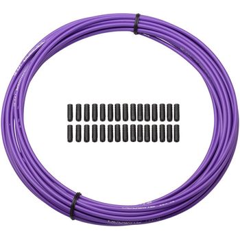 Jagwire 4 Mm Sport Derailleur Housing with Slick Lube Liner 10 M Roll Purple 150g