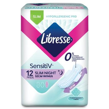 Libresse Sensitiv Wings 320mm Night 12pcs