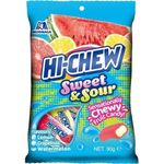 Morinaga High Chew Sweet and Sour Melon Grapefruit Flavor Chewy Candy 90g