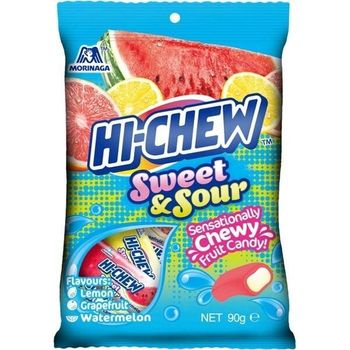 Morinaga High Chew Sweet and Sour Melon Grapefruit Flavor Chewy Candy 90g