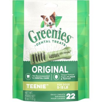 Greenies Canine Oral Care Treats Treatpak Teenie 6oz 170g