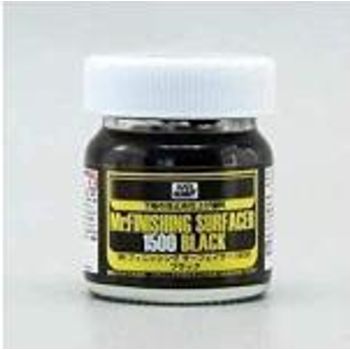 Mr Hobby Mr. Finishing Surfacer 1500 Black Bottle