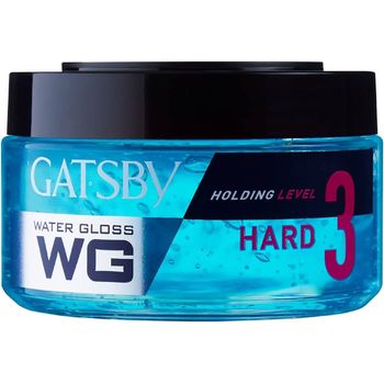 Gatsby Water Gloss Hard Blue Hair Gel 150g