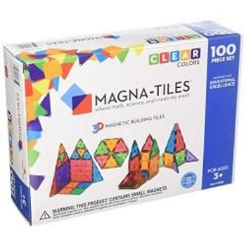 Magna-tiles Clear Colors 100 Piece Set