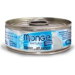 Monge Cat Canned Food Natural Atlantic Tuna 80g