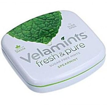 Velamints Stevia Fresh And Pure Spearmitnt Sugar Free Mints 20g