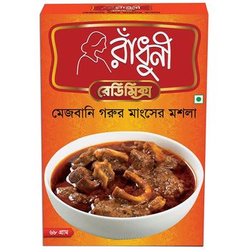 Radhuni Mejbani Beef Masala 68g