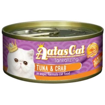 Aatas Cat Tantalizing Tuna & Crab in Aspic Cat Wet Food 80g
