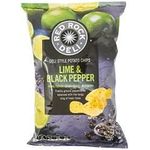 Red Rock Chip Lime Pepper 165g