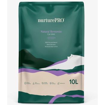 Nurture Pro Natural Bentonite Cat Litter Lavender 10L