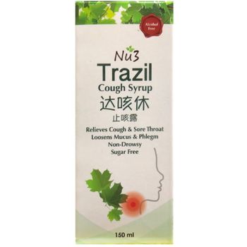 Nu3 Trazil Cough Syrup 150ml