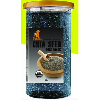 Nibbles Premium Organic Chia Seeds 500g