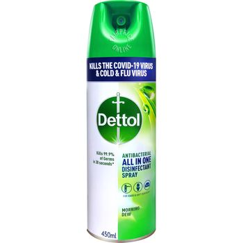 Dettol Disinfectant Spray Morning Dew 450ml
