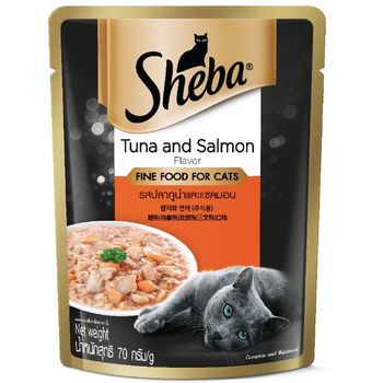 Sheba Tuna and Salmon Pouch 70g
