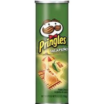 Pringles Potato Crisps Chips Jalapeno Flavored 5.5oz Can