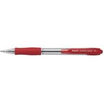 Pilot Writing Ballpoint Pen Pilot Super Grip Retractable Tip Fine Red
