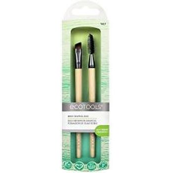 EcoTools Brow Makeup Brush Set Brush and Shape for Defined Brow Set of 2