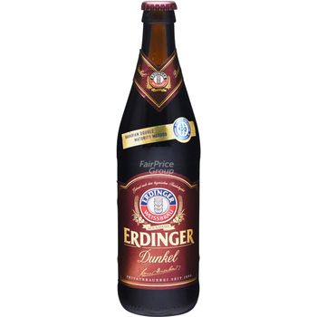 Erdinger Weissbrau Bottle Beer Dunkel Dark
