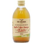 De Nigris Organic Apple Cider Vinegar with Honey and Cranberry 500ml