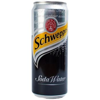 Schweppes Soda Water Mix Your Favourite Beverage 330ml