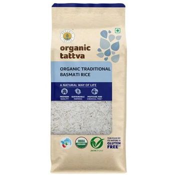 Organic Tattva Organic Basmati Rice Basmati Akki White 1kg