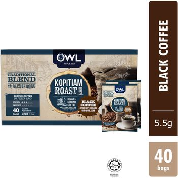 OWL Traditional Blend Coffee Bags 40 x 5.5g