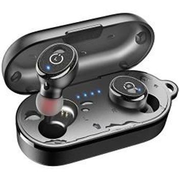 Tozo T10 Bluetooth 5.3 Wireless Earbuds With Wireless Charging Case Ipx8 Waterproof Stereo Headphones In Ear Built In Mic Headset Premium Sound With Deep Bass For Sport Black 2022 Upgraded