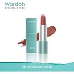 Wardah Exclusive Moist Lipstick 36 Sugary Pink 3.5g