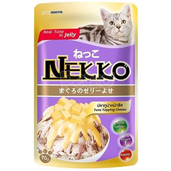 Nekko Pouch Tuna Topping Cheese 70g