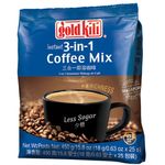 Gold Kili 3 in 1 Coffee Mix Less Sugar 25pcs 18g