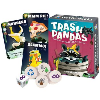 GameWright Trash Pandas The Raucous Raccoon Card Game 252