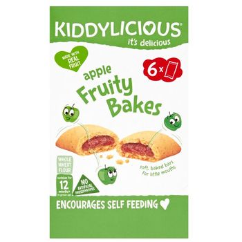 Kiddylicious Fruity Bakes Apple, Infant Snack 132g