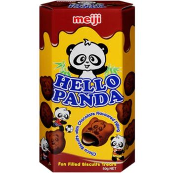 Meiji Hello Panda Double Chocolate Biscuits 50g