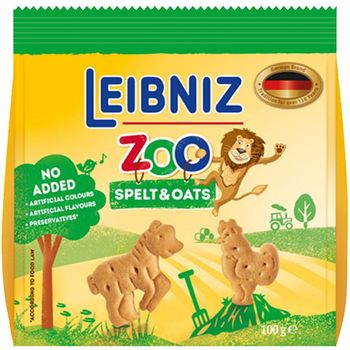 Bahlsen Zoo Country Spelt And Oats Biscuits 100g